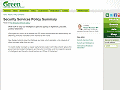 Security Services Policy Summary